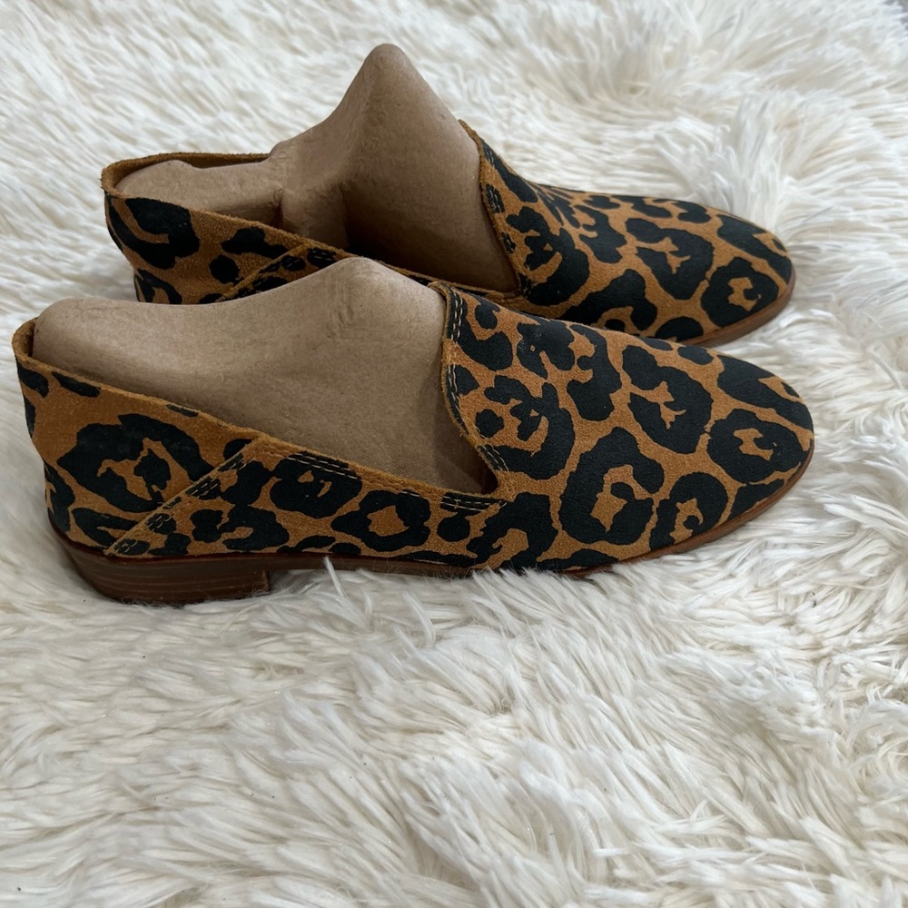 Lucky Brand Women Cahill leopard‎ print flats size 7.5 - Picture 4 of 13